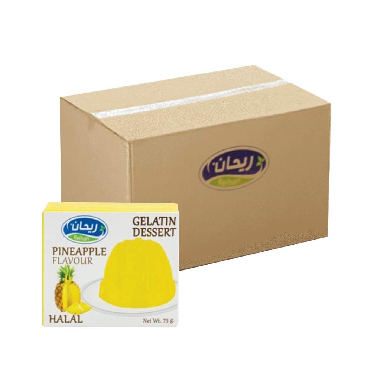 Pineapple Jelly 12 × 12 × 75 g