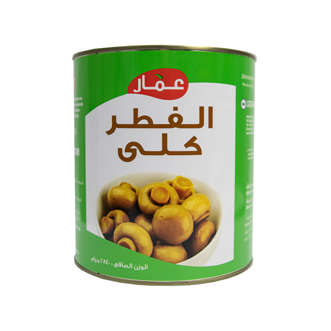 Whole Mushrooms 6 × 2.850 kg