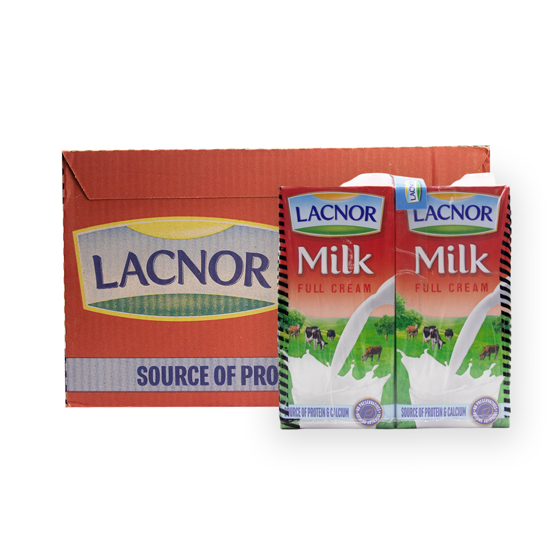 Lacnor Milk 12 × 1 liter