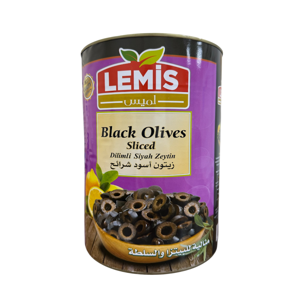 Lamis black olives Slices 4 x 2 kg