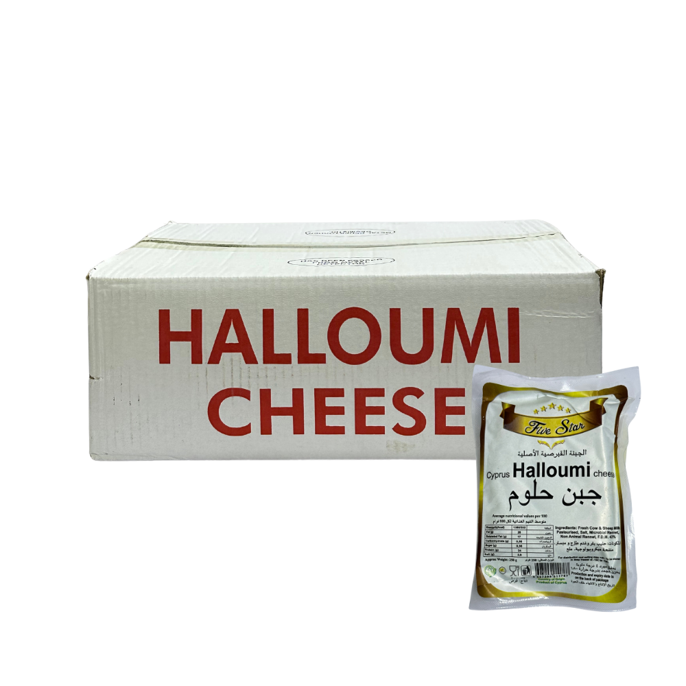 Five Star Cyprus Halloumi Cheese 40 × 250 g