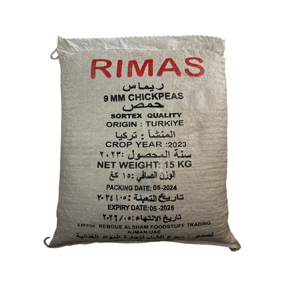 Turkish chickpeas Rimas 9 mm 15 kg