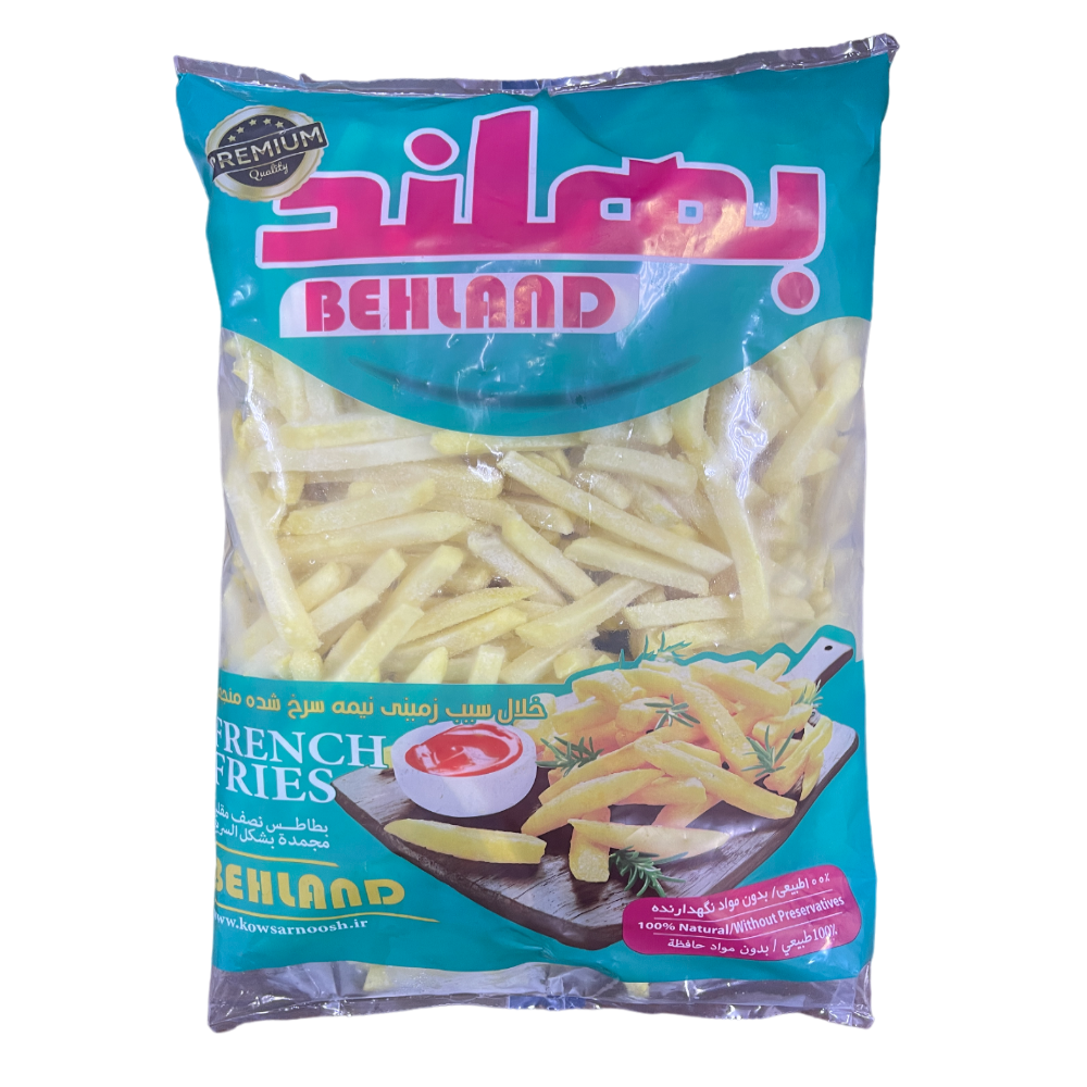 Behland Frozen Potatoes 9mm 4 x 2.5kg