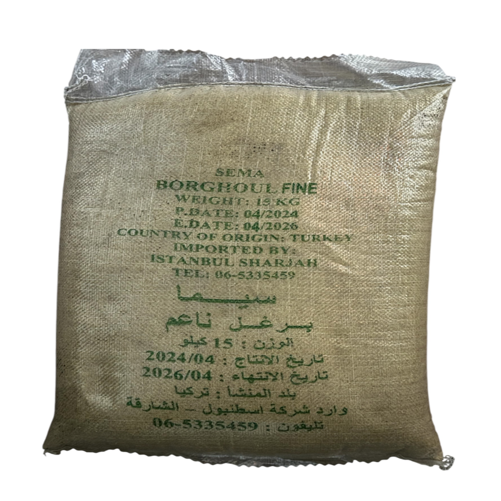 Fine white bulgur Sima 15 kg