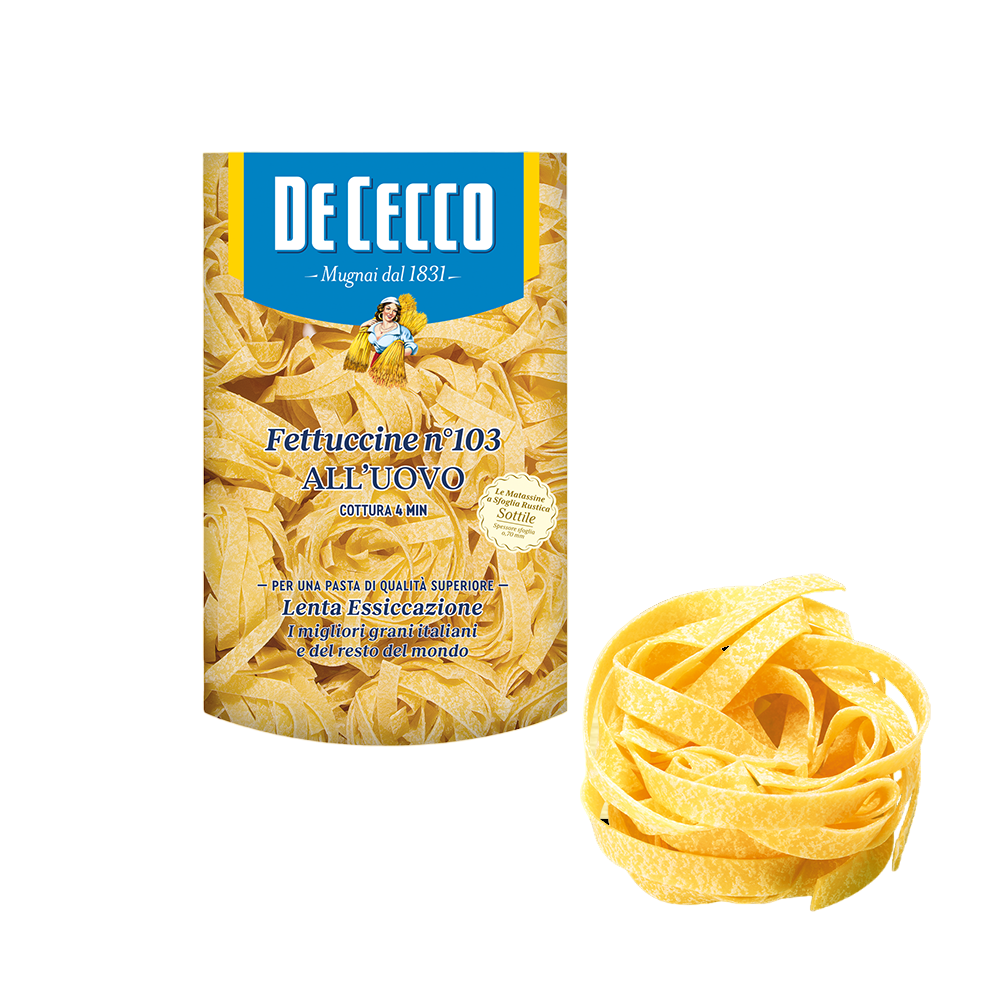 Dececco Italian fettuccine pasta 12 × 250 g