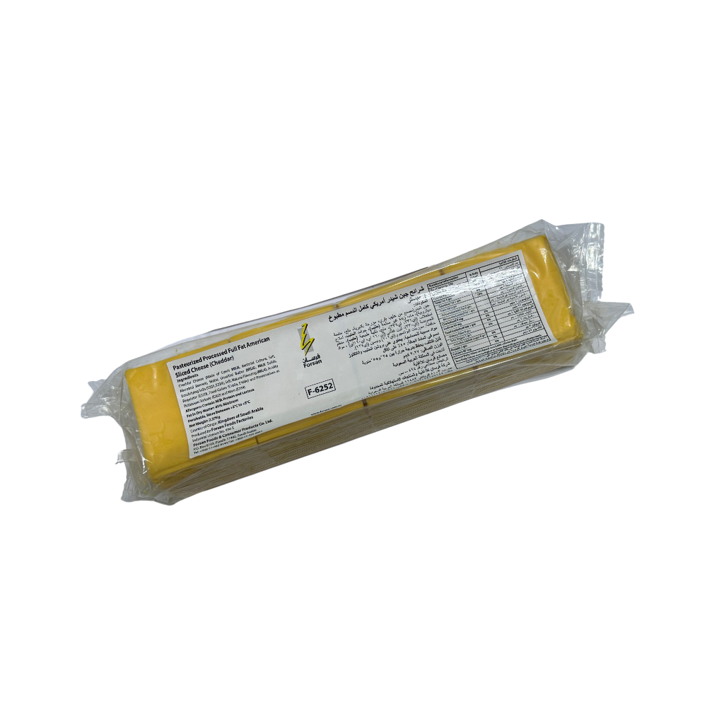 Fursan Cheddar Cheese Sliced 8 × 2.27 kg
