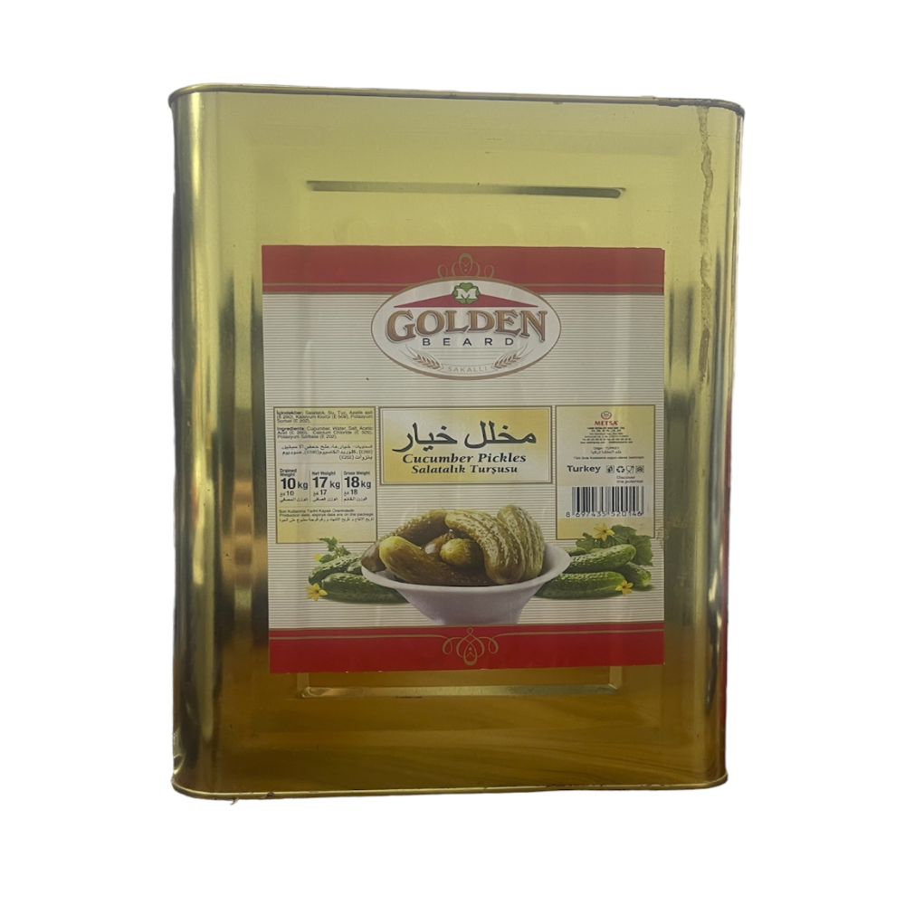 Golden cucumber pickles