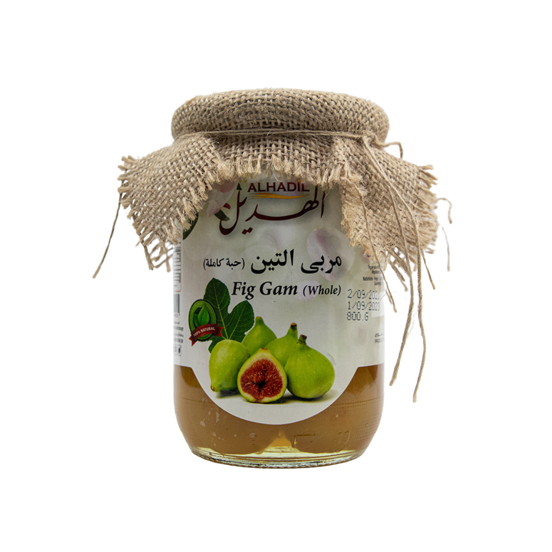 Alhadil Fig Jam Whole 12 × 800 g
