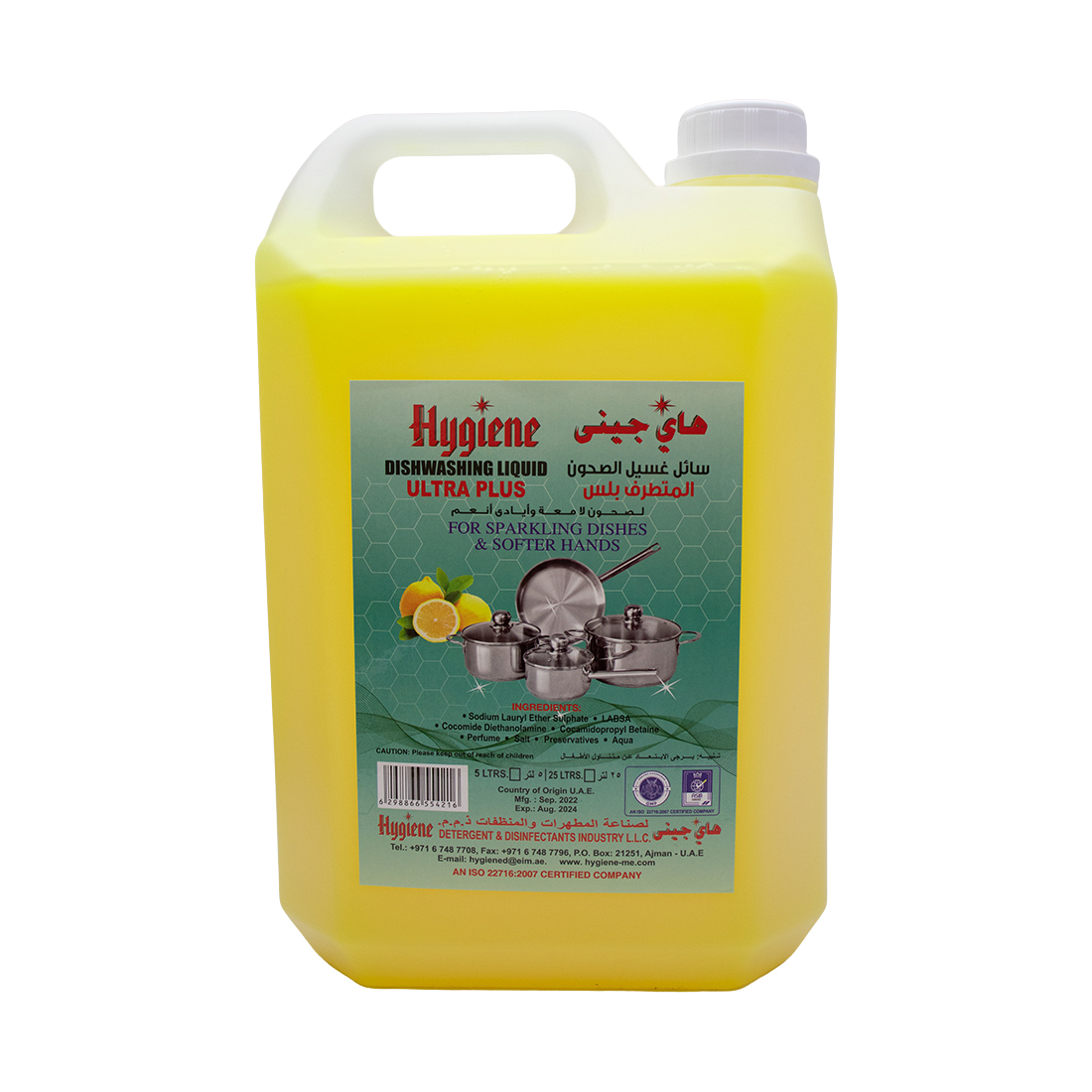Hygiene Dish Soap 4 × 5 kg
