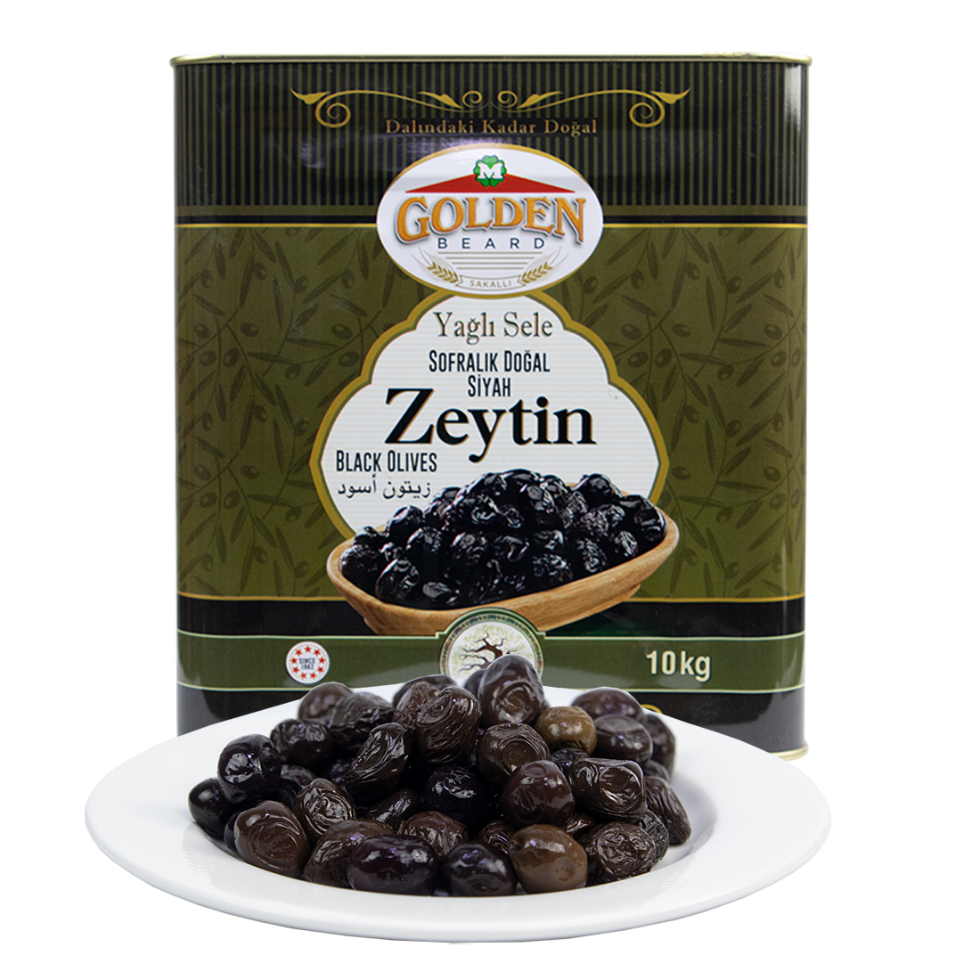 Atton Black Olives  10 kg